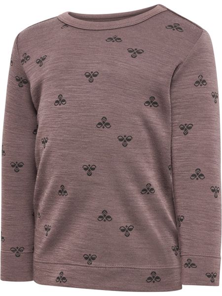 Hovedbilde Hummel Mini ull/bambus trøye - twilight mauve