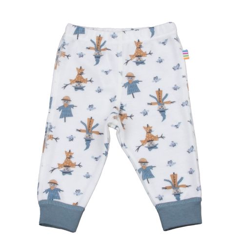 Joha Scarecrow ull/bambus leggings - blå
