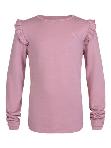 Vilje & Ve Dis ull/bambus genser til barn - light mauve