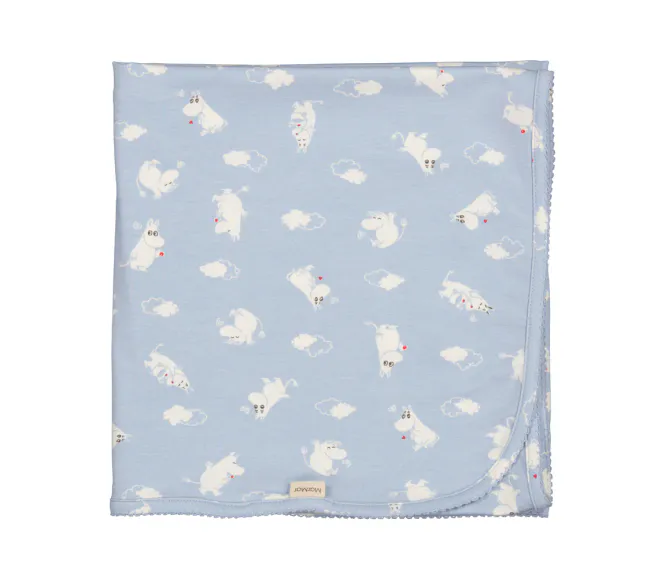 Hovedbilde MarMar Moomin Alida Babyteppe - Blue Moomin