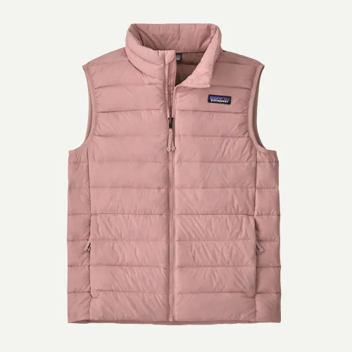 Patagonia Kids' Down Sweater™ Vest, Fuzzy Mauve