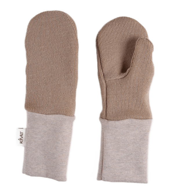 Hovedbilde Kivat ullvotter - lys beige