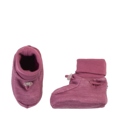 Joha Solid ull/bambus booties - bordeaux