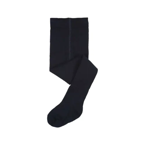 Lillelam ullstrømpebukse - marine