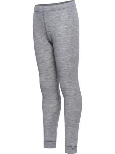 Hummel Jr ull ribb leggings - grey melange 