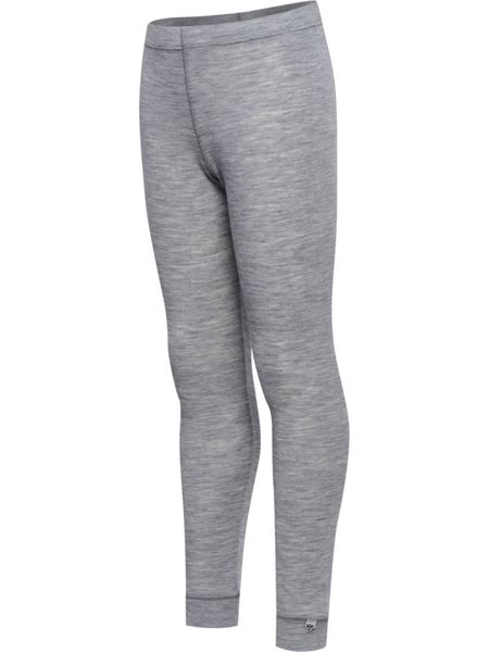Hovedbilde Hummel Jr ull ribb leggings - grey melange 