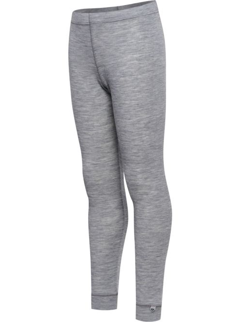 Hovedbilde Hummel Jr ull ribb leggings - grey melange 