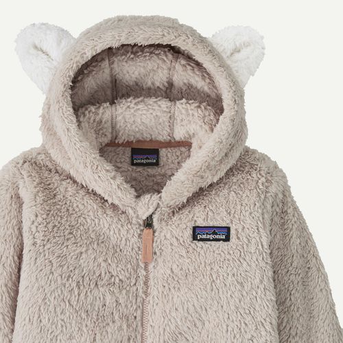 Patagonia Baby Furry Friends Fleece Hoody, Shroom Taupe