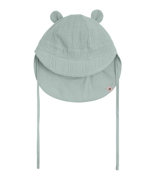 Hovedbilde Huttelihut Muslin solhatt med ører til baby - ...