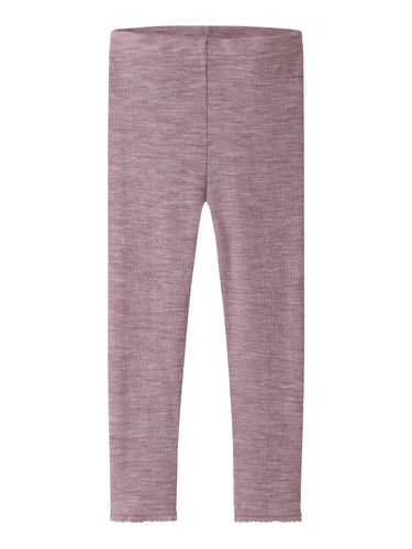 Name It Wang ull leggings til barn - toadstool