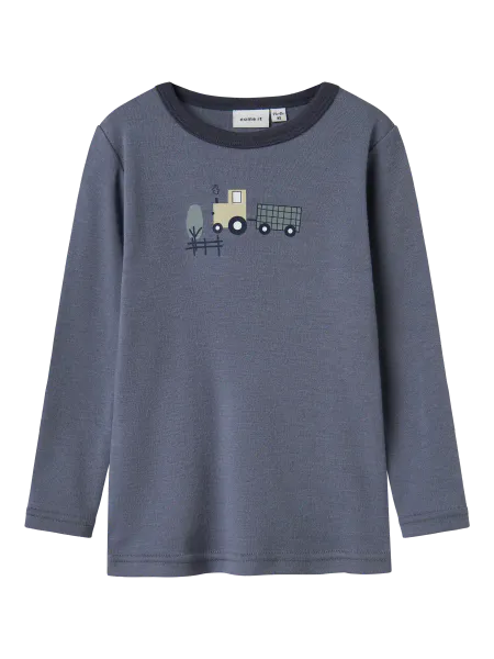 Hovedbilde Name It Willit ulltrøye til barn - folkstone gray