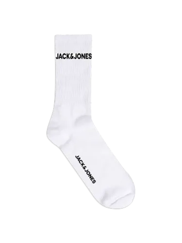 Jack and Jones Basic tennissokker 5-pk - white