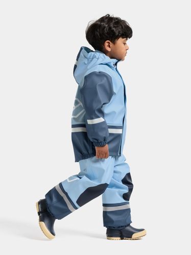 Didriksons Boardman Regnsett til barn - grey/blue