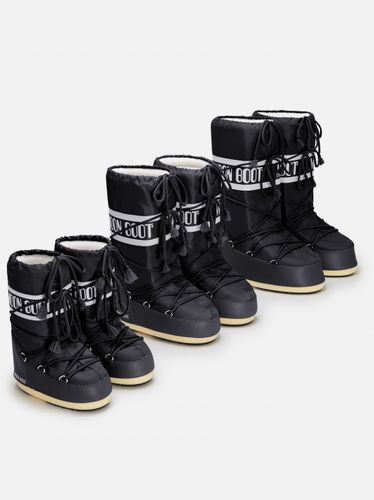 Moon Boot Icon Nylon til barn - black
