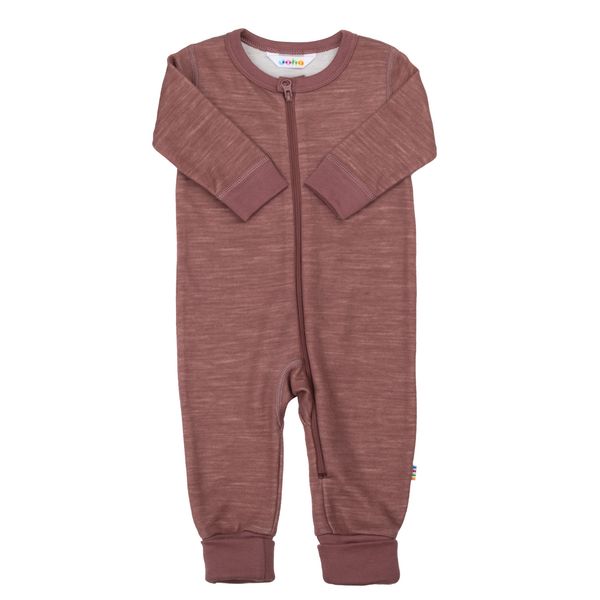 Hovedbilde Joha Goose ull/bambus heldress - ensfarget rosa