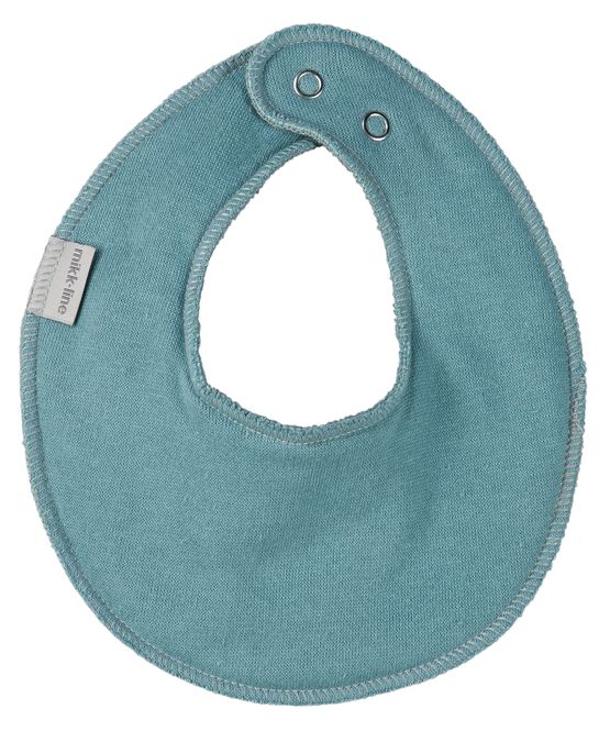 Hovedbilde Mikk-Line bibs rund - mineral blue