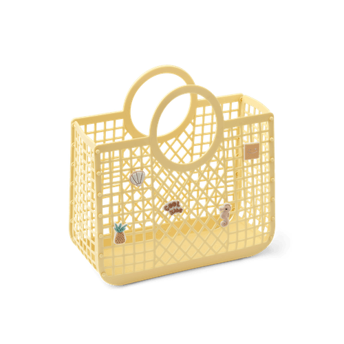 Liewood Samantha kurv med charms - Lemonade