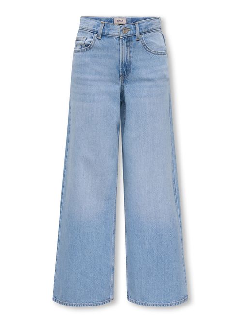 Hovedbilde Kids OnlyLopez HW Wide jeans til jente - light ...