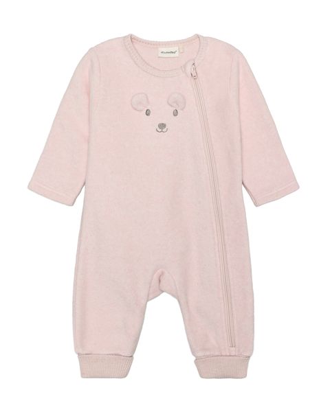 Hovedbilde Minymo Fleecedress til baby - peach whip