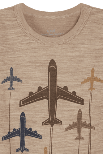 Hust & Claire Baloo Big Planes ull/bambus body - biscuit