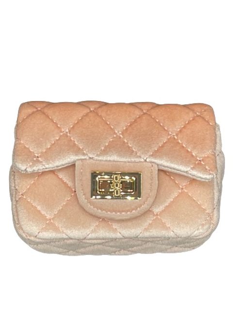 Hovedbilde Prinsessefin håndveske medium - velvet icy pink