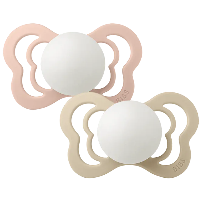 Hovedbilde BIBS Couture silikon 2pk - Blush GLOW/Vanilla ...