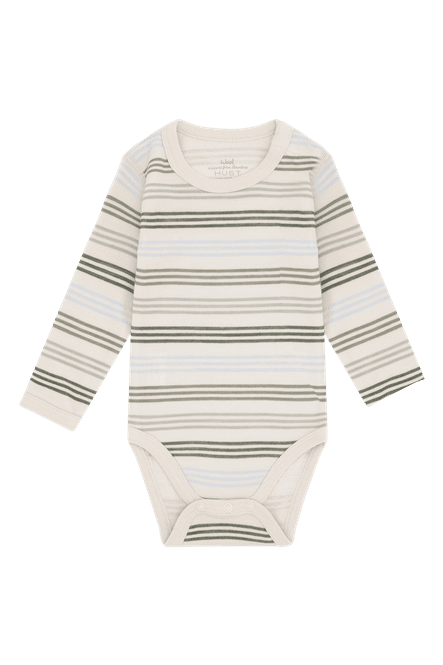 Hovedbilde Hust & Claire Baloo 3 Stripes ull/bambus body - ...