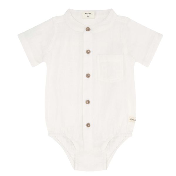 Hovedbilde En Fant kortermet musselin skjortebody til baby - ...