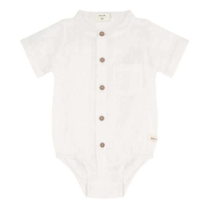 Hovedbilde En Fant kortermet musselin skjortebody til baby - ...