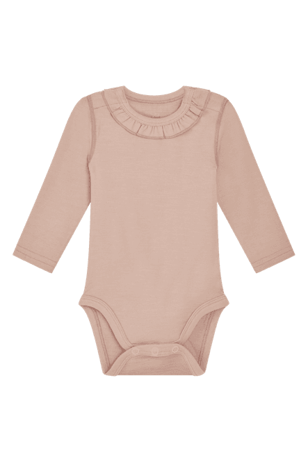 Hovedbilde Hust & Claire Barbara ull/bambus body med krage - ...