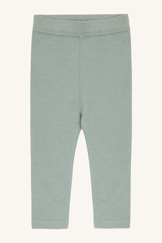 Hust & Claire Laki ull/bambus leggings - slate green