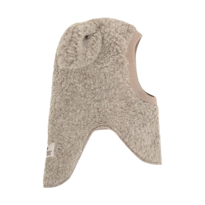 Hovedbilde Huttelihut Teddy ull balaclava - camel Melange