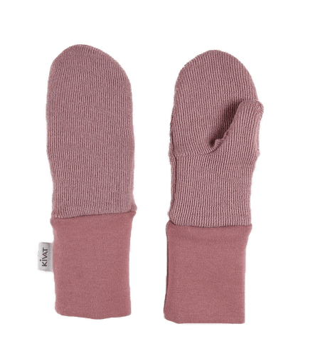 Kivat ullvotter - gammelrosa
