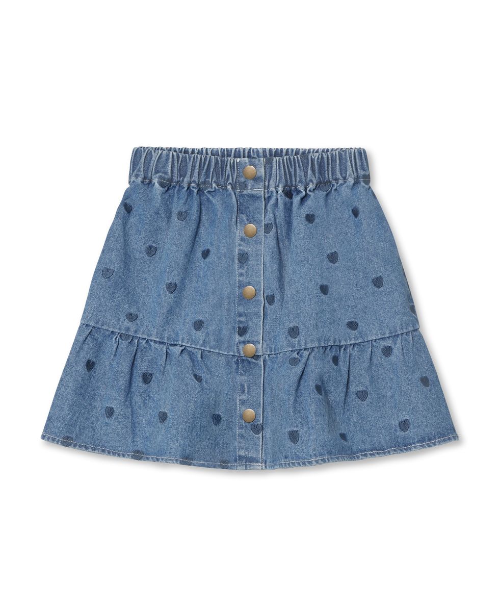 Fliink Donna Denim skjørt til barn - light denim blue