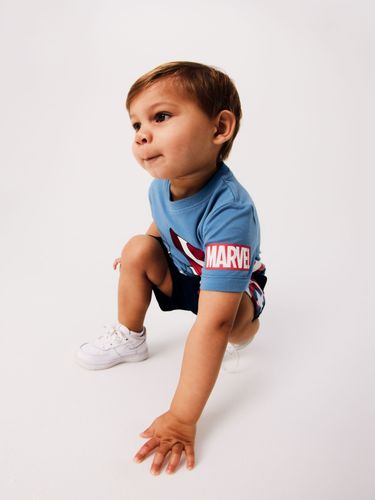 Name It Mayan Captain America shorts - provincial blue