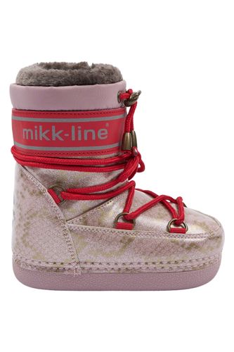 Mikk-Line Snow Boot Glitter polished- adobe rose