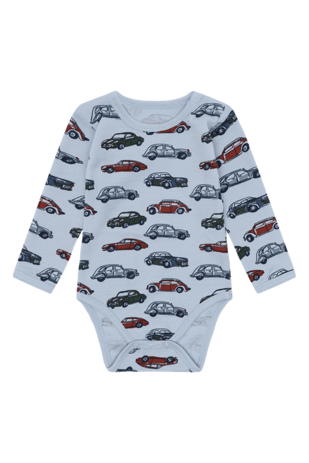 Hovedbilde Hust & Claire Bo Cars ull body - baby blue