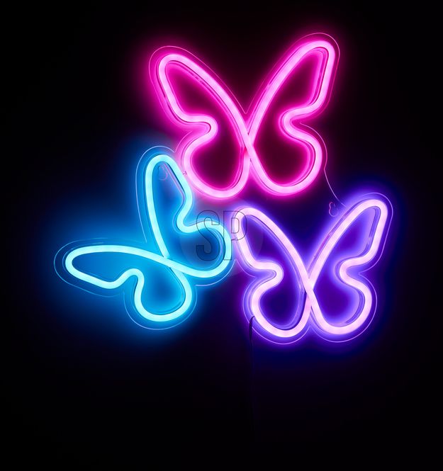 Hovedbilde Neon LED vegglampe til barnerom