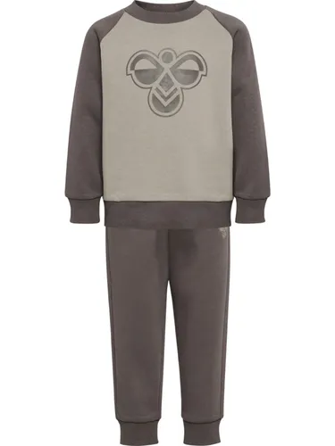 Hummel Bumble Joggedress til barn - dark gull gray