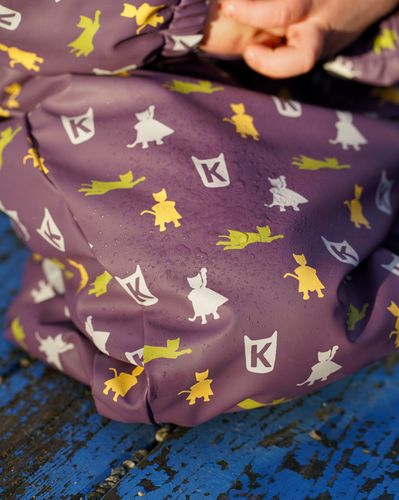 Kattnakken Helårsregndress Hagl - viola