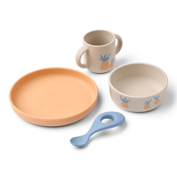 Hovedbilde Liewood Vivi spisesett - Pineapple / Sandy