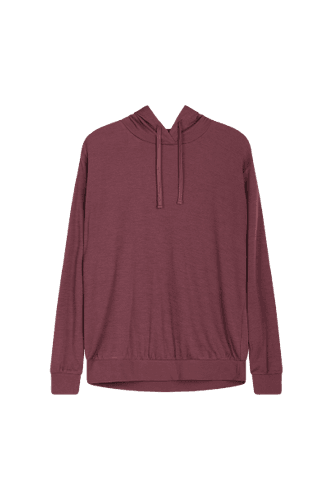 Hust & Claire Sanny ull/bambus damegenser - purple fig