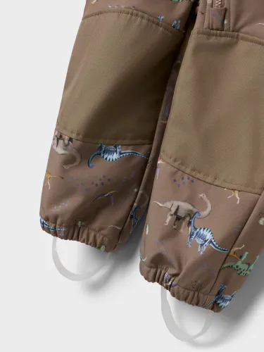 Name It Alfa Dino Softshelldress til barn - mountain trail