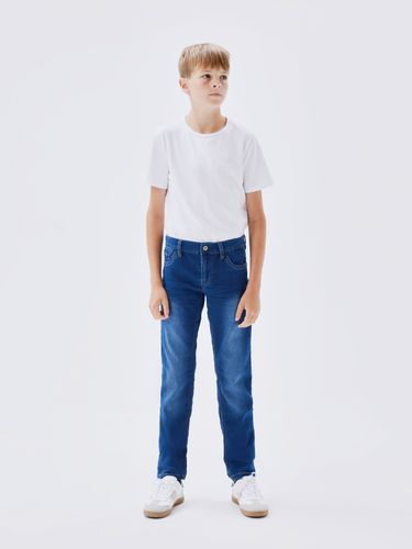 Name It Theo xtra slim jeans til barn - medium blue denim