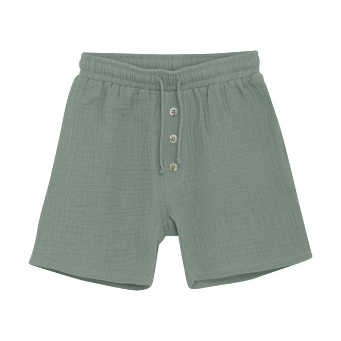 Hovedbilde Huttlihut Muslin Shorts til barn - lily pad