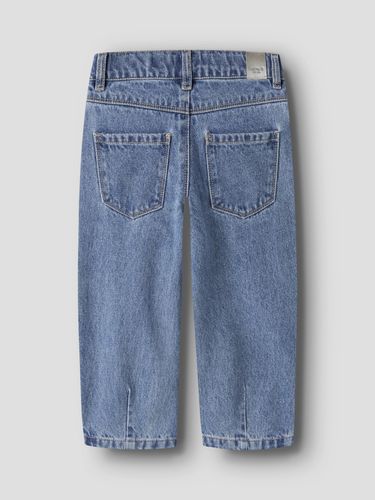 Name It Bella Barrel Glitter jeans til jente - medium blue unicorn