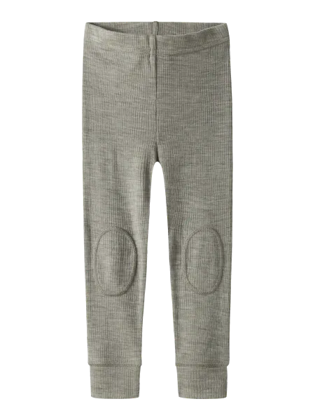 Hovedbilde Name It Wax ribbet ull leggings til barn - dried ...