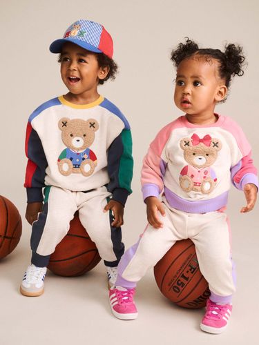 Huxbaby furry Huxbear bukse - pink multi