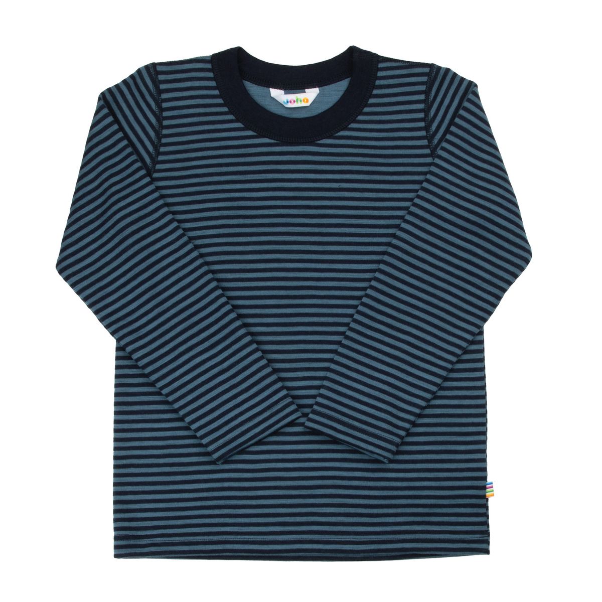 Joha Mini stripe kids ull trøye - navy