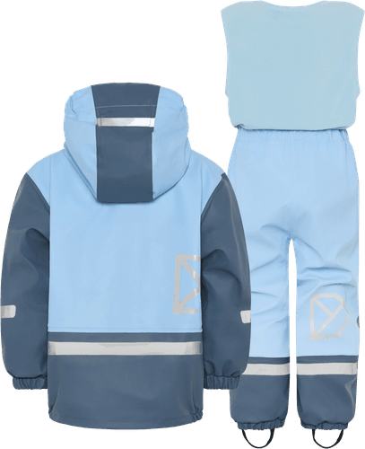 Didriksons Boardman Regnsett til barn - grey/blue